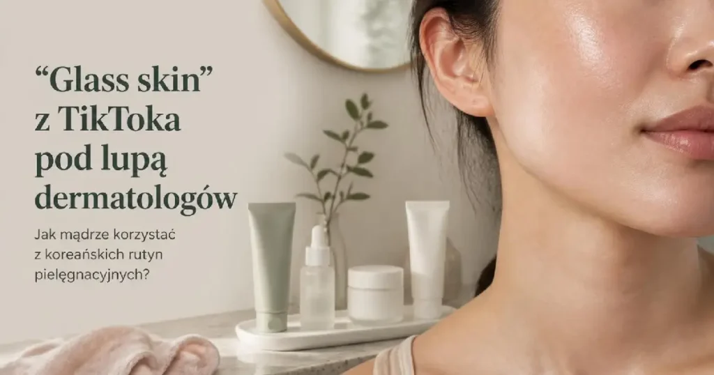„Glass skin” z TikToka pod lupą dermatologów. Jak mądrze korzystać z koreańskich rutyn pielęgnacyjnych?